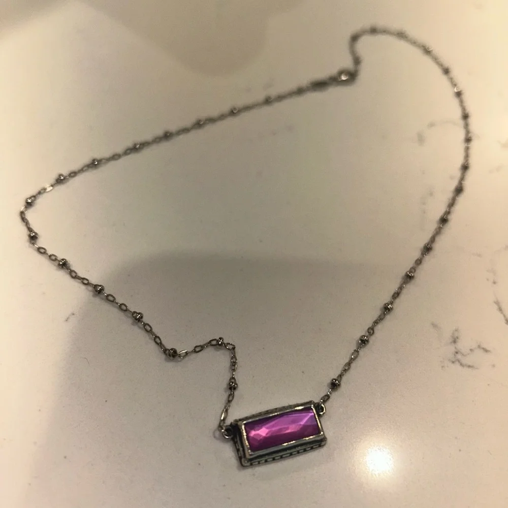 James Avery RETIRED Pink Palais Gemstone Necklace - Picture 3 of 3